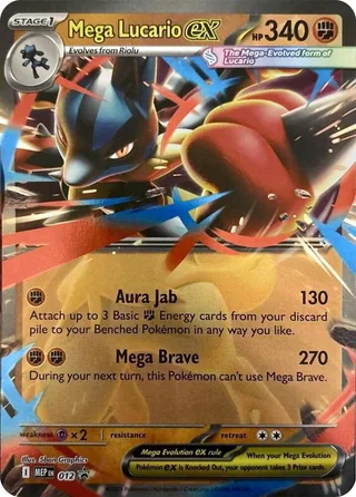Mega Lucario ex #012 · MEP Black Star Promos Pokémon card