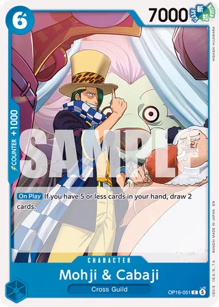 Mohji & Cabaji #OP16-051 · The Time of Battle Release Event Cards One Piece card