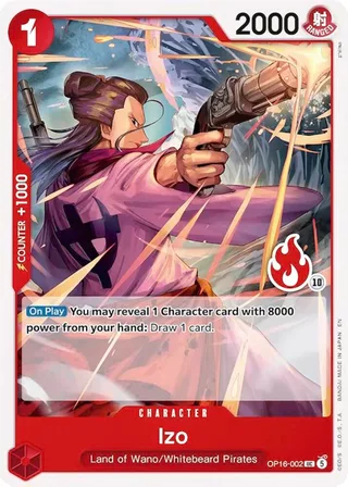 Izo (Ace Deck) #OP16-002-ace-deck · Set Sail Deck Set One Piece card