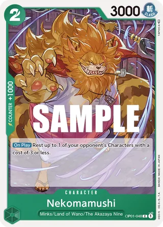 Nekomamushi #OP01-048 · Romance Dawn One Piece card