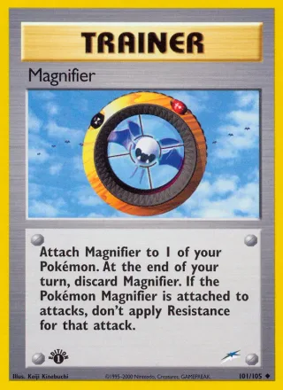 Magnifier #101 · Neo Destiny Pokémon card