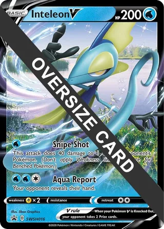 Inteleon V - SWSH016 #SWSH016 · Jumbo cards Pokémon card