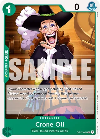 Crone Oli #OP17-021 · The World's Strongest Warriors One Piece card