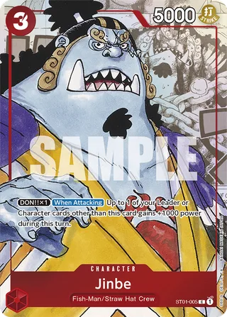 Jinbe (Alternate Art) #ST01-005-alternate-art · One Piece Promotion Cards One Piece card