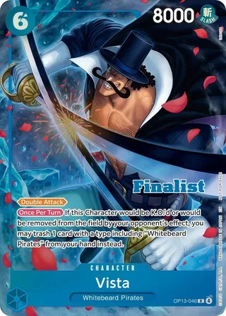 Vista (CS 26-27 Finalist Card Set Vol. 1) #OP13-046-cs-26-27-finalist-card-set-vol-1 · One Piece Promotion Cards One Piece card