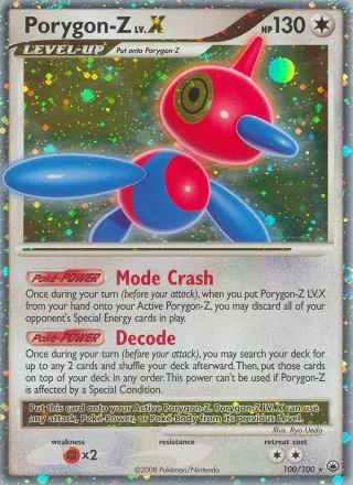 Porygon-Z #100 · Majestic Dawn Pokémon card