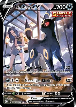 Umbreon V #TG22 · Brilliant Stars Trainer Gallery Pokémon card