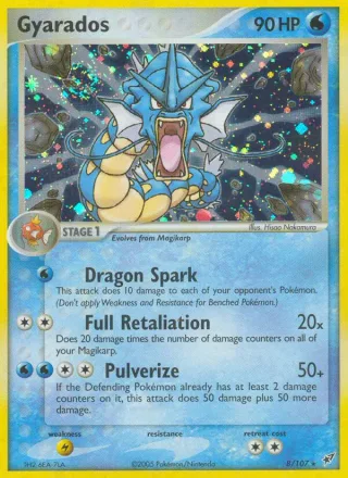 Gyarados #8 · Deoxys Pokémon card