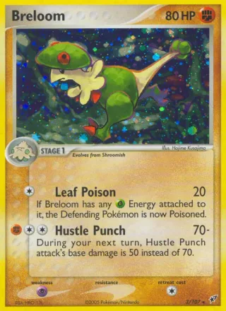 Breloom #3 · Deoxys Pokémon card