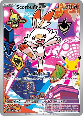 Scorbunny #053 · MEP Black Star Promos Pokémon card