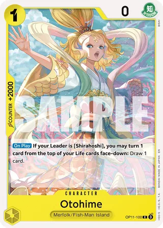 Otohime #OP11-100 · A Fist of Divine Speed Release Event Cards One Piece card