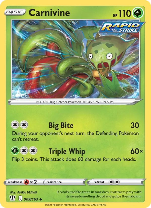 Carnivine full card art