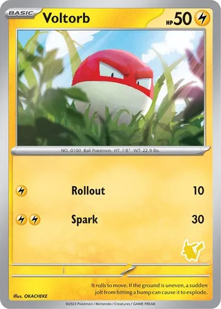 Voltorb #21 · My First Battle Pokémon card