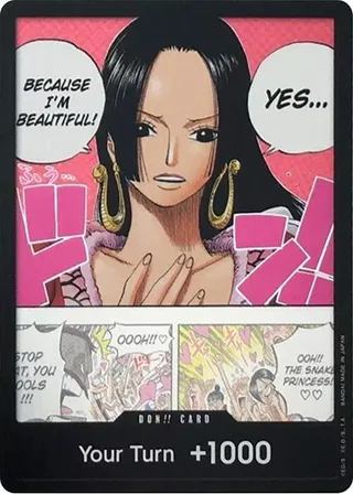DON!! Card (Boa Hancock) (Double Pack Set Vol. 4) #don-card-boa-hancock-double-pack-set-vol-4 · 500 Years in the Future One Piece card