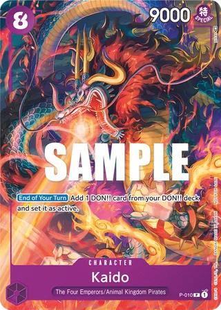 Kaido (Tournament Pack Vol. 1) #P-010-tournament-pack-vol-1 · One Piece Promotion Cards One Piece card