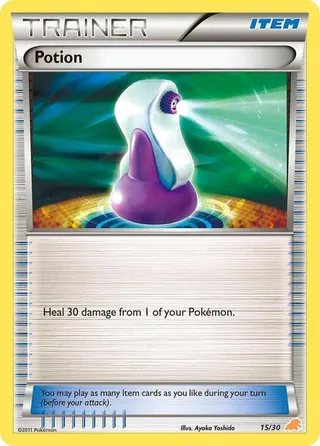 Potion #15 · BW trainer Kit (Excadrill) Pokémon card