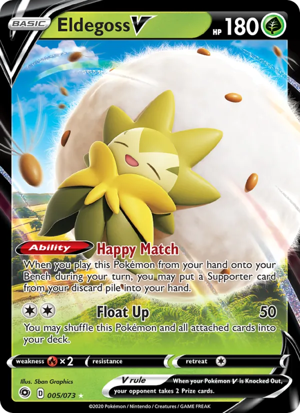 Eldegoss V full card art