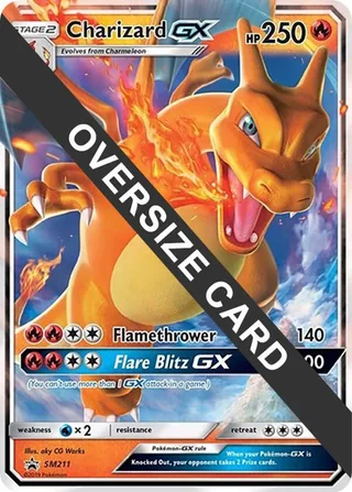 Charizard GX - SM211 (SM Black Star Promo) #SM211 · Jumbo cards Pokémon card