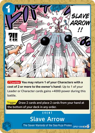 Slave Arrow #OP07-056 · 500 Years in the Future Pre-Release Cards One Piece card