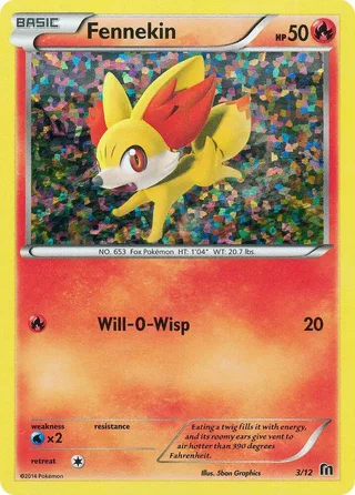 Fennekin #3 · McDonald's Collection 2016 Pokémon card