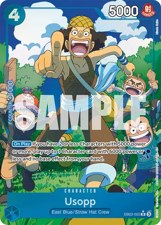 Usopp (Nami Deck) #EB02-022-nami-deck · Learn Together Deck Set One Piece card