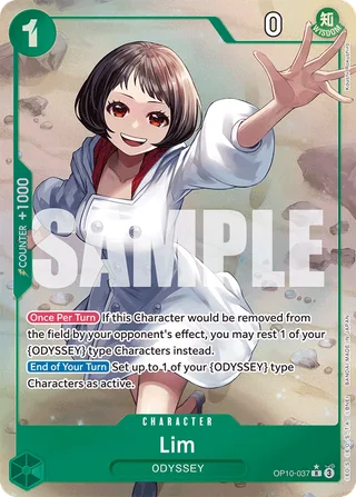 Lim (Parallel) #OP10-037-parallel · Royal Blood One Piece card