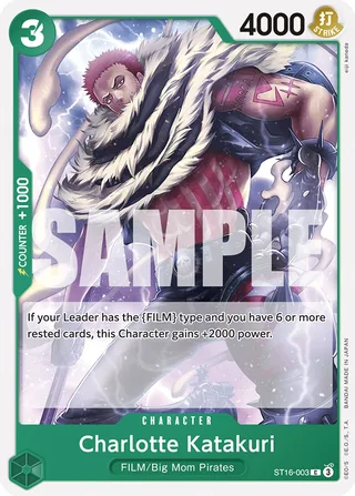 Charlotte Katakuri #ST16-003 · ST-16: Starter Deck 16 GREEN Uta One Piece card