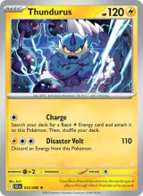 Thundurus · Black Bolt Pokémon card