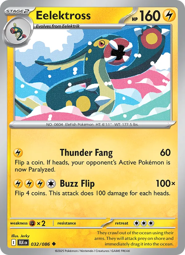 Eelektross full card art