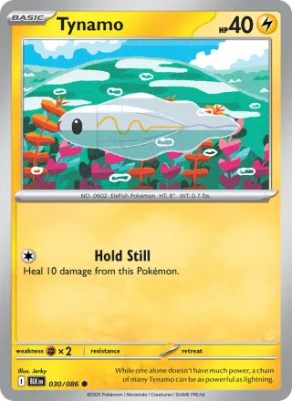 Tynamo #030 · Black Bolt Pokémon card