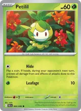 Petilil · Black Bolt Pokémon card