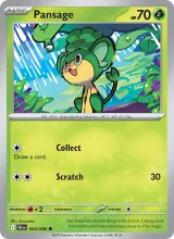 Pansage · Black Bolt Pokémon card
