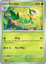 Servine · Black Bolt Pokémon card