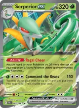Serperior ex · Black Bolt Pokémon card