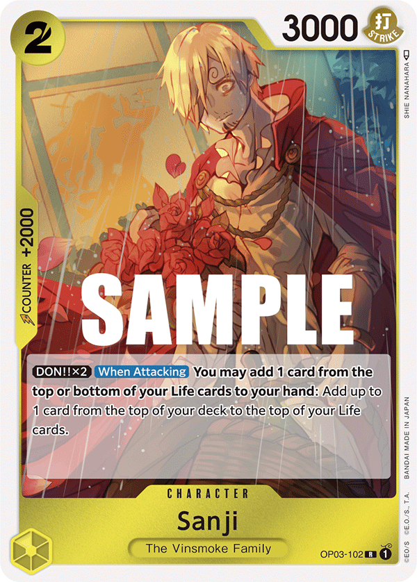 Sanji full card art
