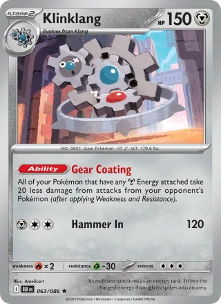 Klinklang #063 · Black Bolt Pokémon card