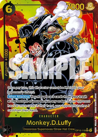 Monkey.D.Luffy (Parallel) #OP10-118-parallel · Royal Blood One Piece card