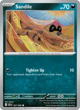Sandile · Black Bolt Pokémon card