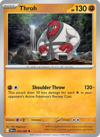 Throh #050 · Black Bolt Pokémon card
