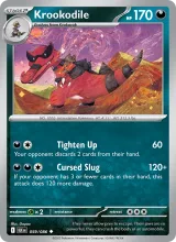 Krookodile · Black Bolt Pokémon card