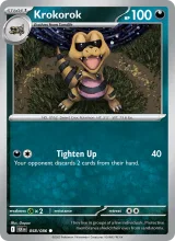 Krokorok · Black Bolt Pokémon card