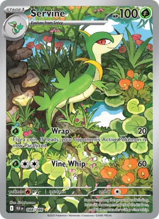Servine #088 · Black Bolt Pokémon card