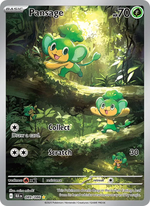 Pansage full card art