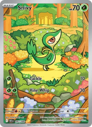 Snivy #087 · Black Bolt Pokémon card