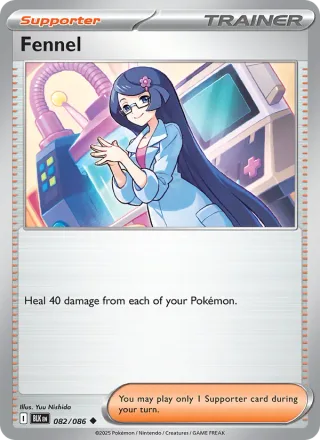 Fennel #082 · Black Bolt Pokémon card