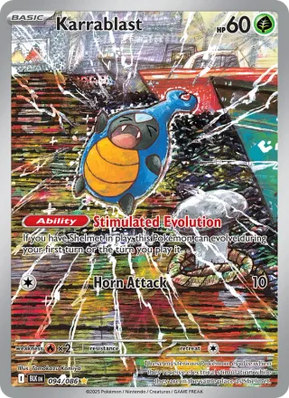 Karrablast #094 · Black Bolt Pokémon card