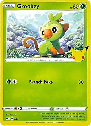 Grookey #8 · McDonald's Collection 2021 Pokémon card