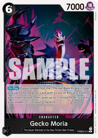 Gecko Moria #PRB02-013 · Premium Booster -The Best- Vol. 2 One Piece card