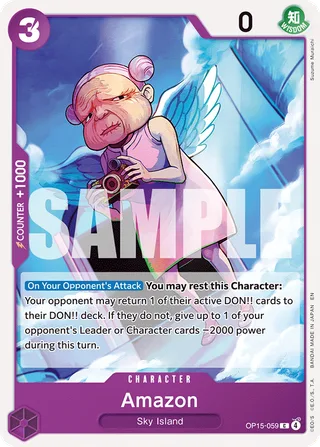 Amazon #OP15-059 · Adventure on Kami's Island One Piece card