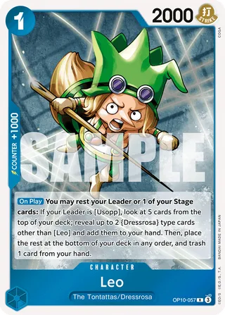 Leo #OP10-057 · Royal Blood One Piece card